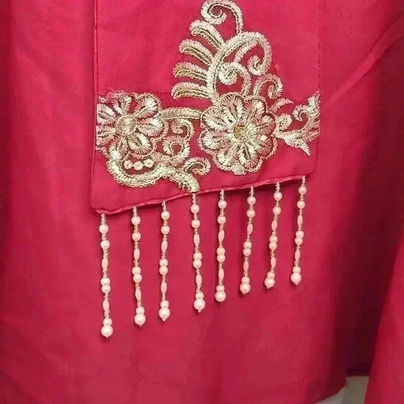 Laifanni Red Chinese Modern Wedding Dress NWT‎ New Size Unknown - Picture 2 of 11